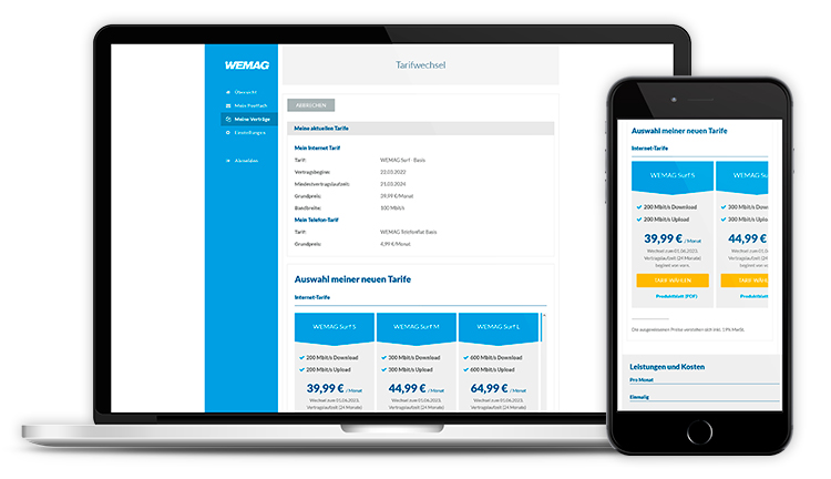 WEMAG Antragsstrecke