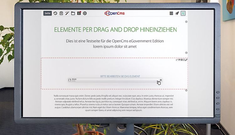 OpenCms eGovernment Edition - Anwendungsfreundliche Bedienung