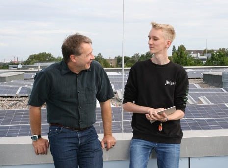 Andreas und Eric auf dem Dach