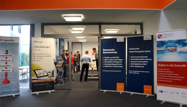 Der Eingangsbereich mit unseren Partnern