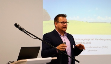 Vortrag zum Thema "IT-Sicherheit" von dem LKA